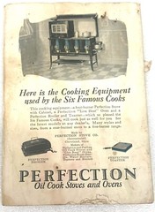 Favorite Menus & Recies of Six Famous Cooks Book 1928 61 Pages