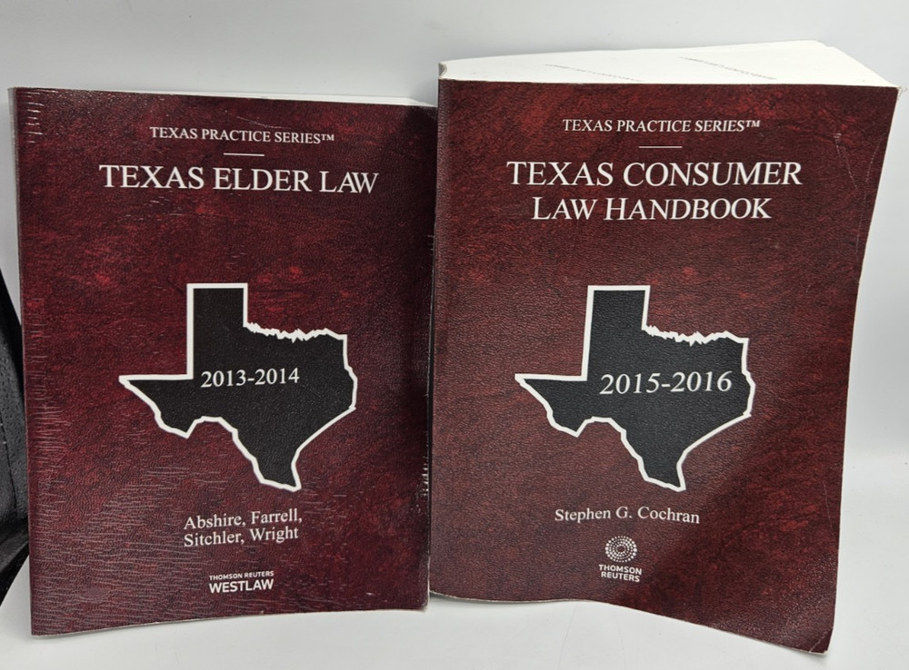 Texas Elders Law 2013 – 2014 & Texas Consumer Law 2015 – 2016 Paperback