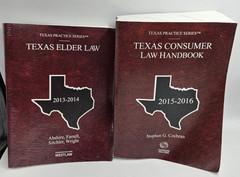 Texas Elders Law 2013 – 2014 & Texas Consumer Law 2015 – 2016 Paperback