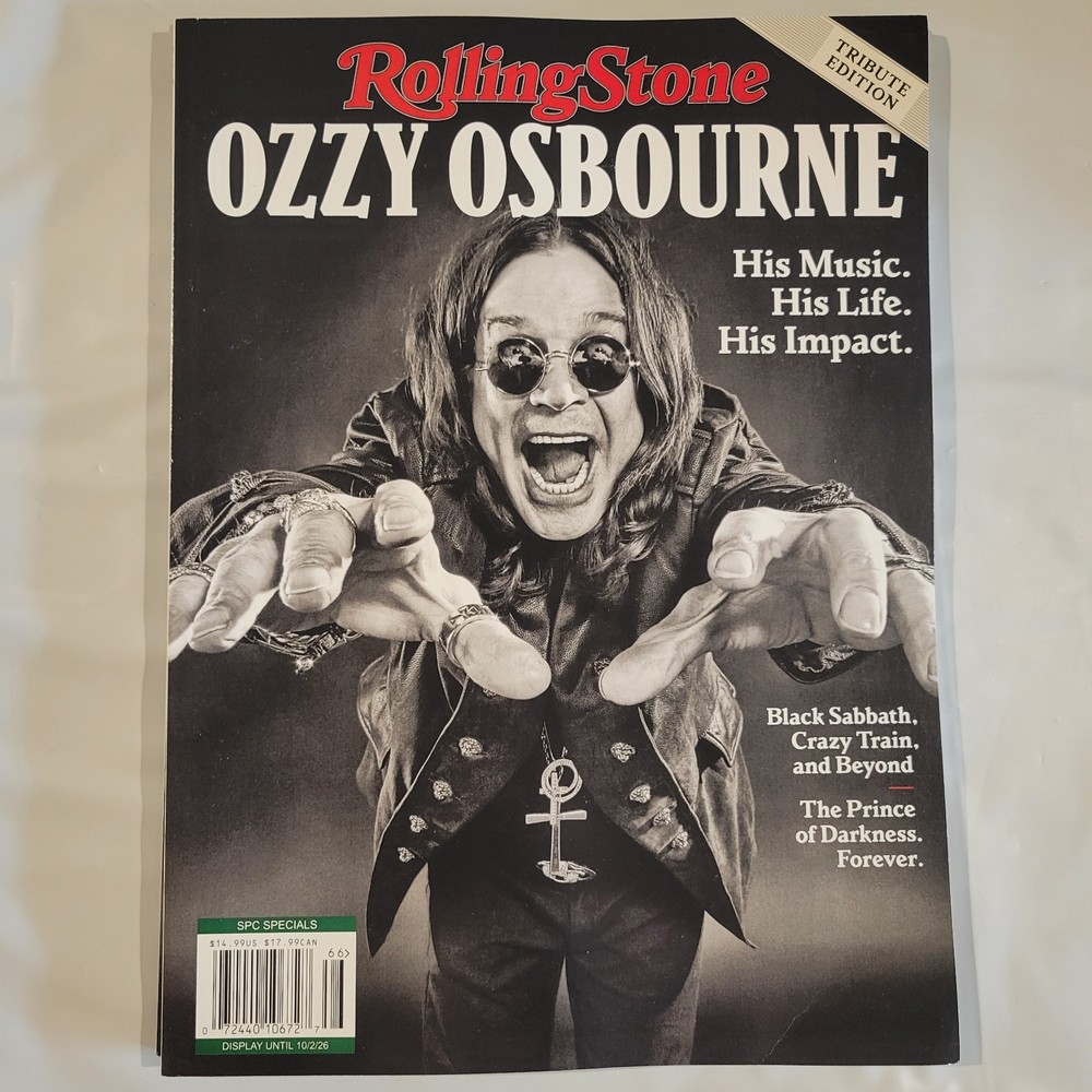 Ozzy Osborne: ROLLING STONE MAGAZINE 2026 ~ Tribute Edition ~ His Life & Music