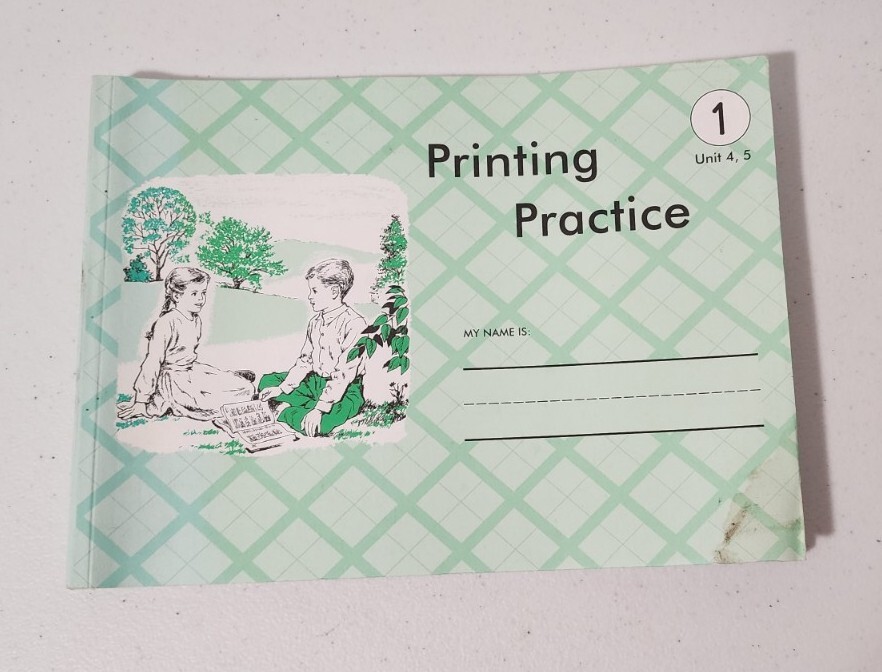 ROD & STAFF Bible Nurture & Reader 1st GRADE Printing Practice Units 4, 5 pb