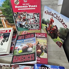 South Carolina Gamecocks LIFETIME COLLECTION 25 Books!! Signed by several NICE!