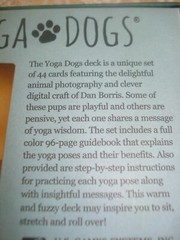 YOGA DOGS Book & Card Set Written by Alison DeNicola 96 pages 44 Cards 2017