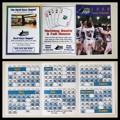 1998 Tampa Bay Devil Rays Bundle (Inaugural Program/Pocket Schedule/News) MLB