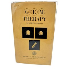 GEM THERAPY: B. Bhattacharyya 1958 – Vintage Ayurveda Medicine Book RARE