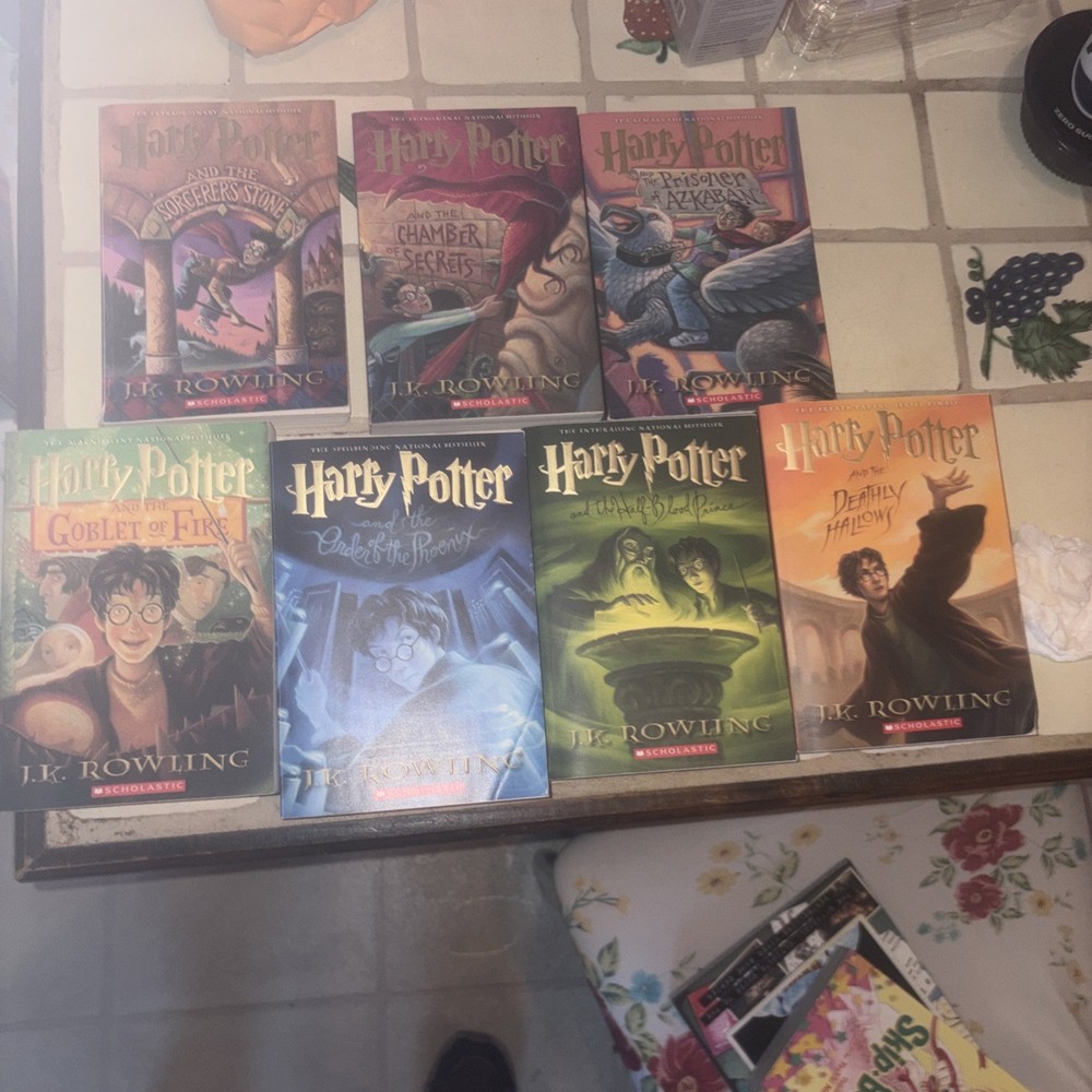 Harry Potter Paperback Boxset #1-7 by J. K. Rowling (2009, Hardcover)