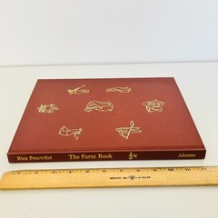 The Farm Book by Rien Poortvliet HCDJ Illustrated Animals Farm Life 1997