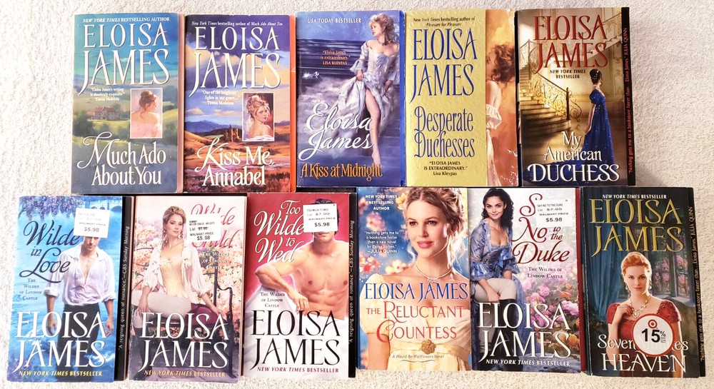 Big Lot 11 Eloisa James PB Book All Historical Romance Only Wilde in Love/Child