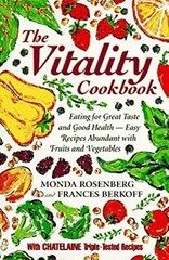 The Vitality Cookbook Paperback Monda, Berkoff, Frances G. Rosenb