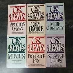 Six by Lewis; C. S. Lewis, Macmillan, 1978, Spiritual Classics, 6 Box Set ACC