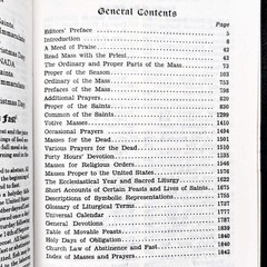 Father Lasance „The New Roman Missal” (1945) for the Traditional Latin Mass