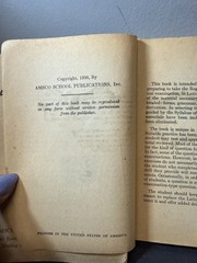 Vintage 1956 Reviewing Latin Two Years by Eli Blume AMSCO School Publication