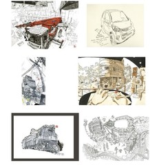 Dongho Kim’s 2018 Urban Sketch Collection Book Space Drawing Vol.2 Dong ho kim