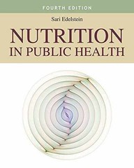 Nutrition in Public Health: . – Paperback, by Edelstein Sari – Very Good
