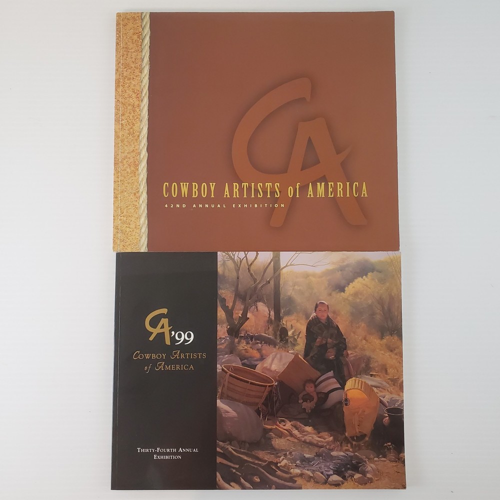 Cowboy Artists of America 34th and 42 Annual Exhibition 1999 & 2007 Western Art