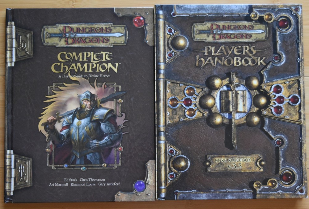Dungeons and Dragons, Complete Champion & Player’s Handbook I V3.5, HC/VGC