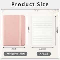 16 Packs Pocket Small Notebook Journals Mini Notebook bulk 192 Pages/96 Sheet…