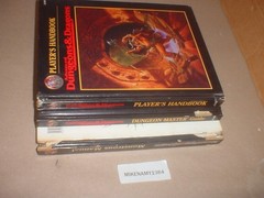 ADVANCED D&D: MONSTEROUS MANUAL, PLAYERS HANDBOOK and DUNGEON MASTER GUIDE
