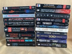Horror Science Fiction & Gaming Movie and TV Novelizations Lot of 20 Assorted