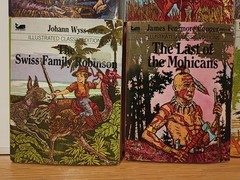 Lot Of 9 Vintage Moby Books Illustrated Classic Editions Mini Paperbacks
