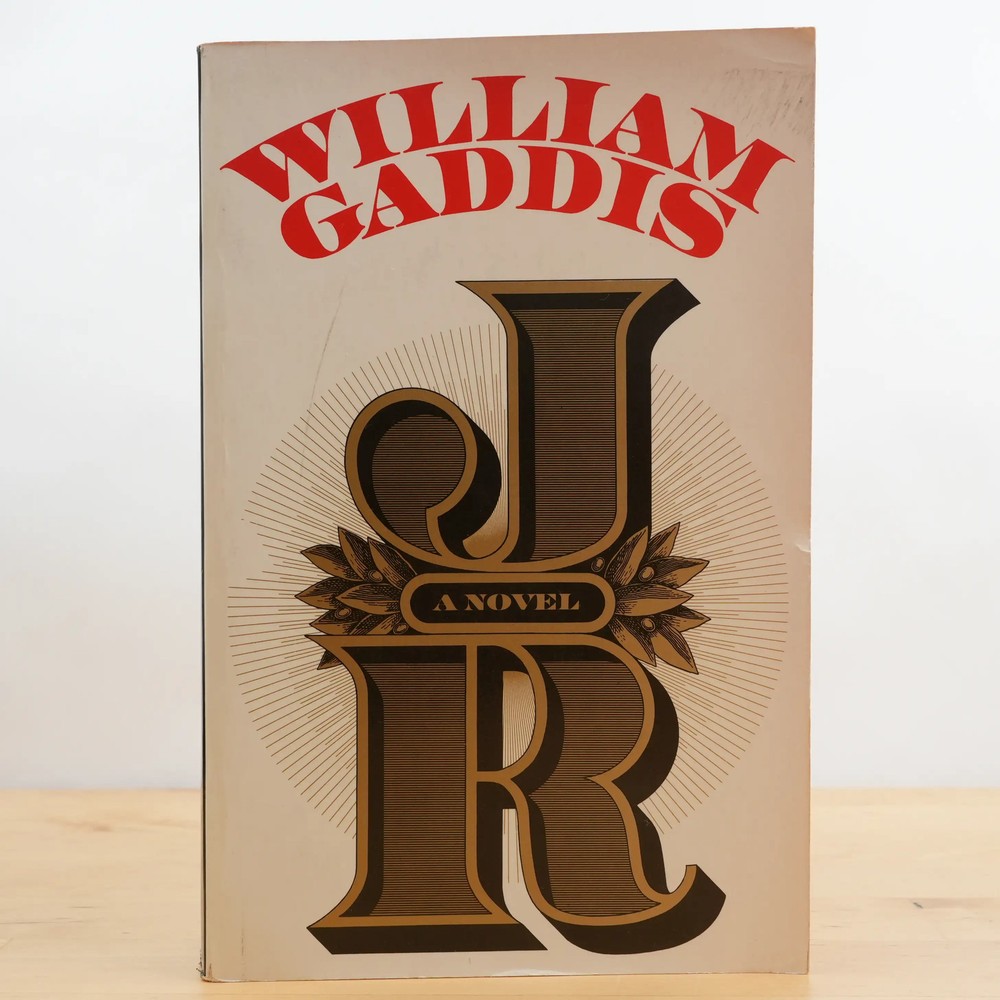 JR by William Gaddis (Borzoi Book, 1975) 1st TPB Vintage