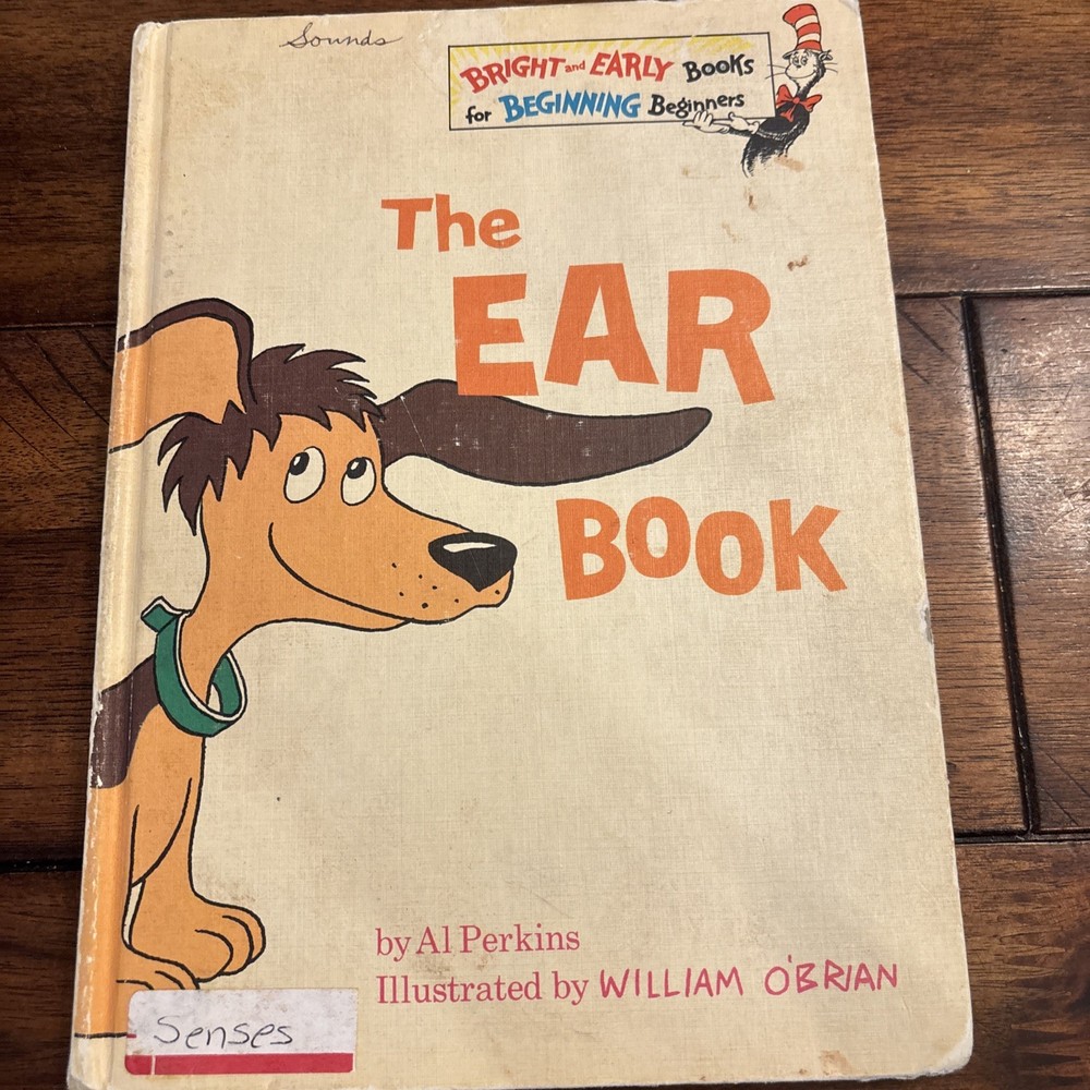 1968 The Ear Book Al Perkins Dr Seuss Bright & Early Book Club Edition HC RF21