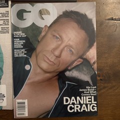 gq magazine Lot Of 5 Timothee chalamet Clooney T. Scott P. Mahomes , D Craig