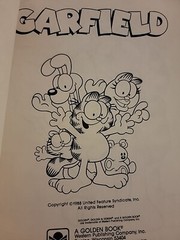 Garfield 1988 A Coloring Book By Golden 31 Pages Vintage Unused