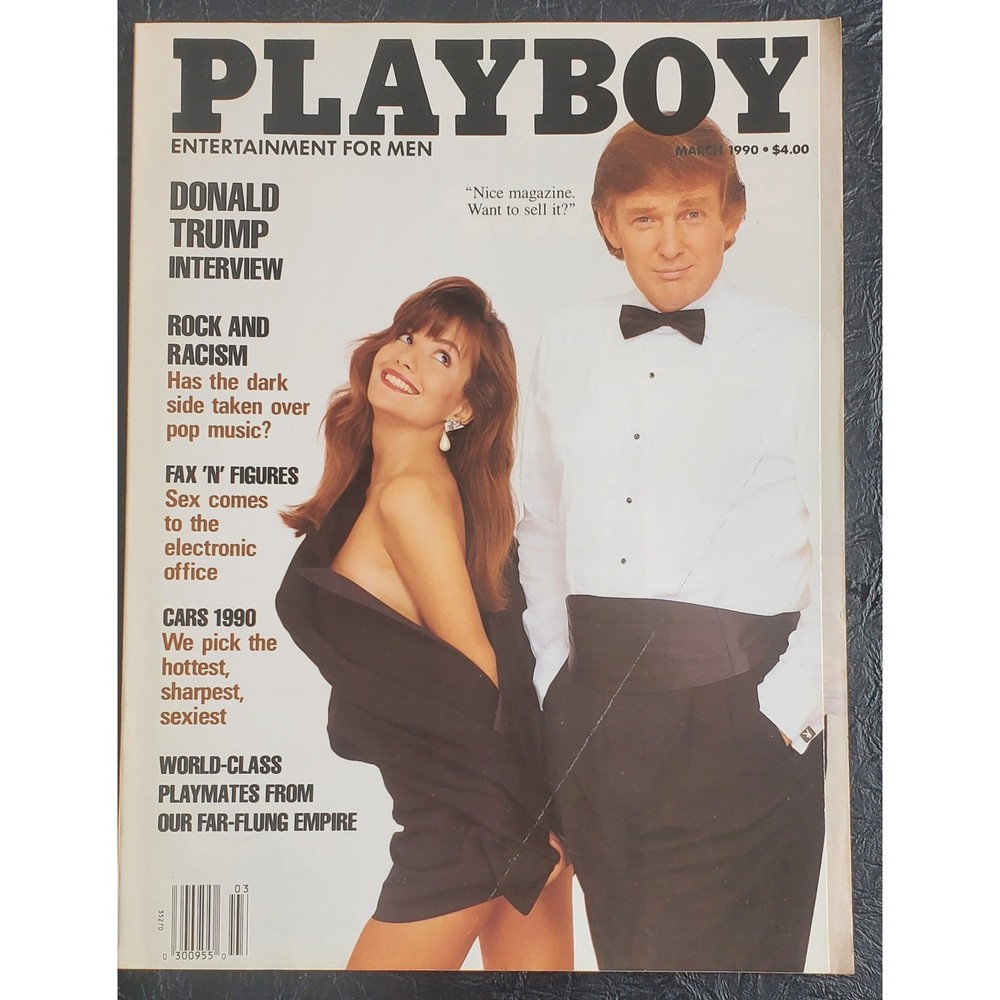 PLAYBOY – March, 1990 DONALD TRUMP Cover (Playmate DEBORAH DRIGGS)
