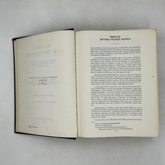 Vintage BLACK’S LAW DICTIONARY Henry Campbell Black Ewtn HC Green 1968 USA