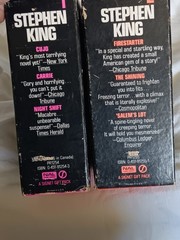 Vintage Stephen King Signet Gift Box Sets Lot Of 2