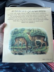 Audubon’s Quadrupeds of North America Complete & Unabridged Large Format HC/DJ