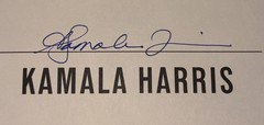 KAMALA HARRIS SIGNED AUTOGRAPHED 107 DAYS HC BOOK 1ST ED. 1ST PRINT SHIPS ASAP