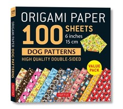 Origami Paper 100 Sheets Dog Patterns 6″ (15 CM): Tuttle Origami Paper: High-Qua