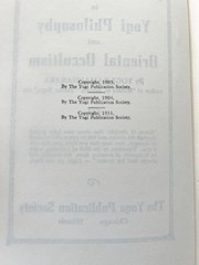 Fourteen Lessons in Yoga Philosophy by Yogi Ramacharaka (Hardcover) 1931
