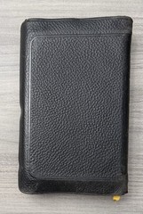 National KJV Bible 1939 Master Guide; Black GENUINE Leather; Indexed; Red Letter