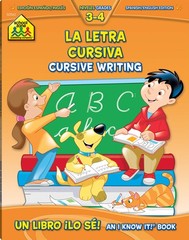 School Zone – Bilingual Cursive Writing Workbook – 64 Pages, Ages 8 to 10, 3…