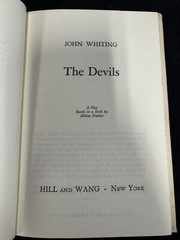 The Devils by John Whiting (1961, Hill and Wang) Hardcover HCDJ