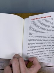Maltese Falcon Dashiell Hammett First edition Library Hardcover Dust Jacket 1957