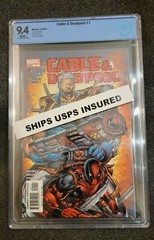INSURED! Cable and Deadpool #1 Graded Comic 9.4 2004 First Print Issue Nicieza