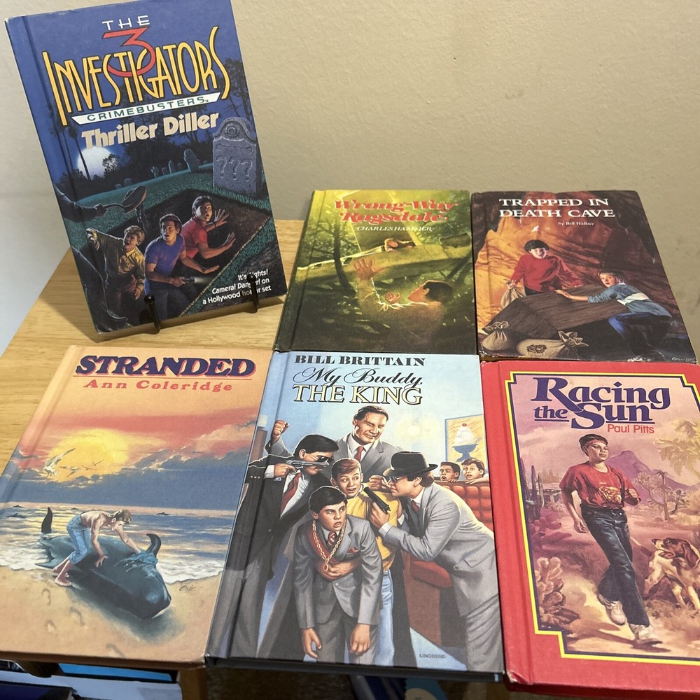 Just For Boys Hardcover Book Lot Of 6 Vintage Books VGC Action Adventure Thrills