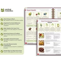 The Natural Healing Handbook, Spiral-Bound Guide for Herbal Remedies and Natural
