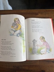 Vintage 1972 MCM Childcraft Poems and Rhymes Illustrated Hardcover Poetry Book