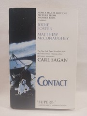 Contact Carl Sagan Movie Novelization Tie-In Book Club Edition DJ HARDCOVER VGC