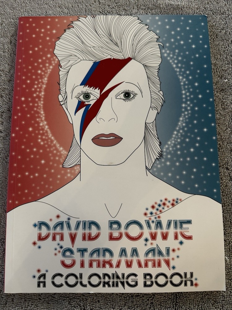 A Coloring Book David Bowie Starman – (Read Description) NEW – NO PAGES COLORED