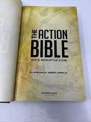 The Action Bible: God’s Redemptive Story Illus: Sergio Cariello New Hardcover