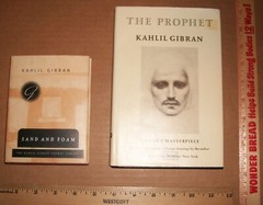 The Prophet Knopf HCDJ 1988 Procession Poems Kahlil Gibran $2.75 Sand Foam lot 3