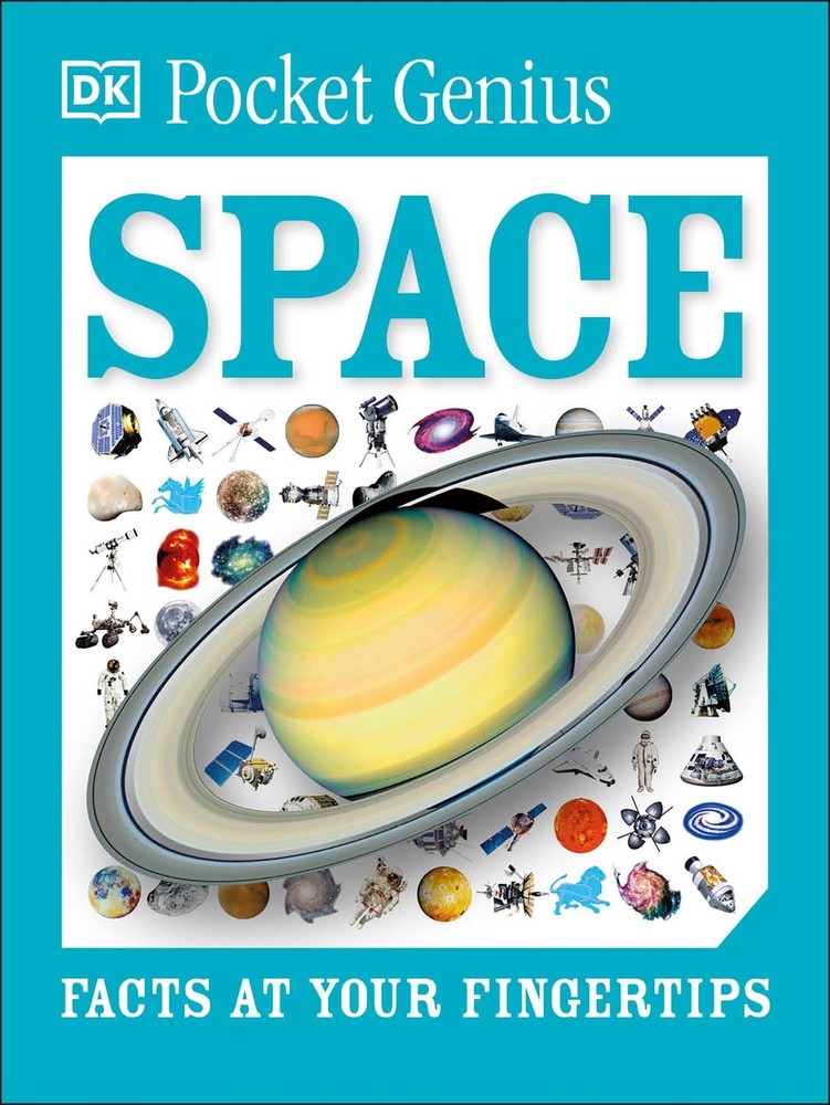 Pocket Genius Space: Facts at Your Fingertips – DK – Good – See condition no…