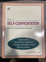SELF-CONFRONTATION – By John C. Broger – NEW