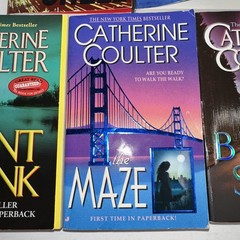 LOT OF 9 CATHERINE COULTER SUSPENSE NOVELS 8 in the FBI Thriller Series+1 Other